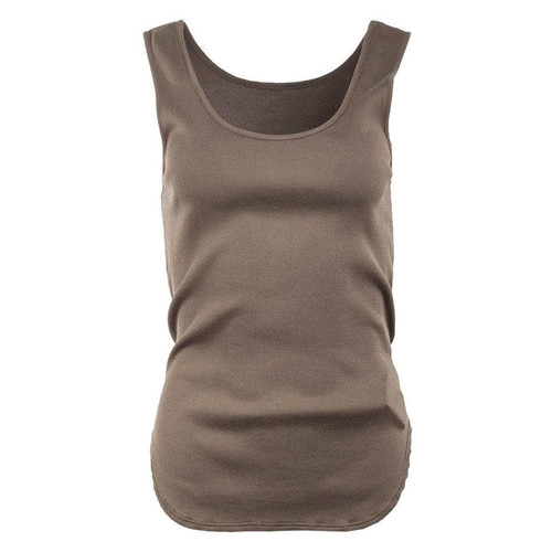 Undercover Mocha Fitted Tank Top