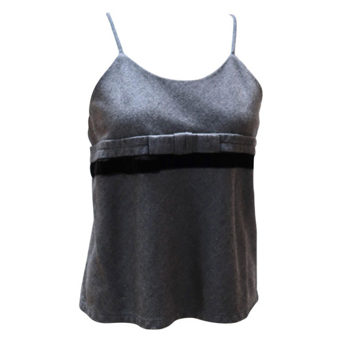 Comme des GarÃ§ons Slim Strap Wool Tank Top
