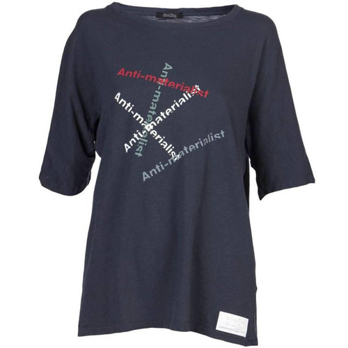 UNDERCOVER Navy Anti-Materialism Oversize Cotton T-Shirt