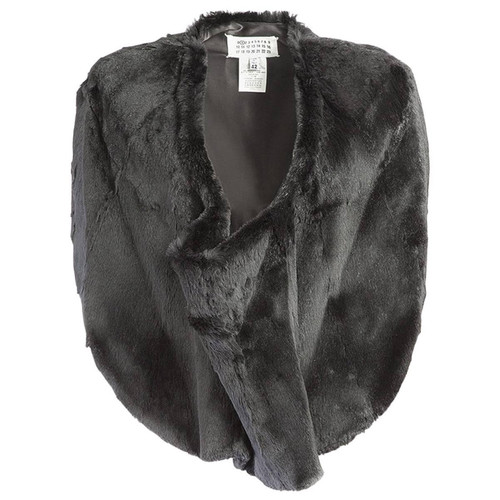 20th Century Maison Martin Margiela Rabbit Fur Cropped Poncho