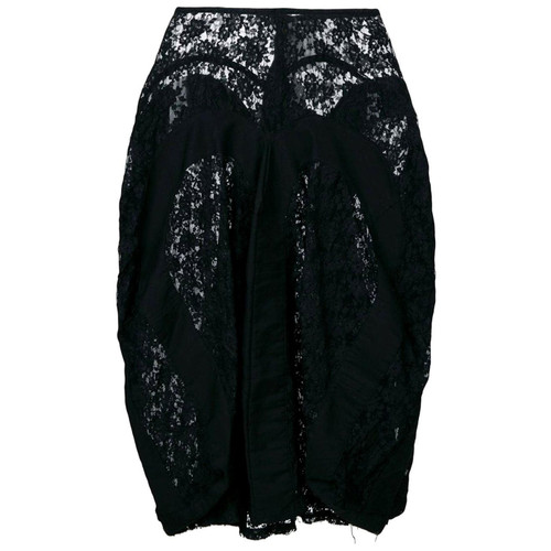 1990s Comme des GarÃ§ons Black Lace Vintage Skirt