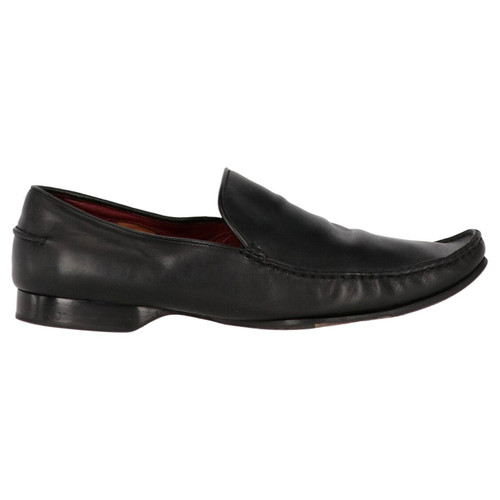 1990s Gianfranco FerrÃ© Black Loafers