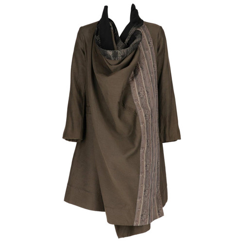 Antonio Marras Khaki Wrap Coat, 2000s