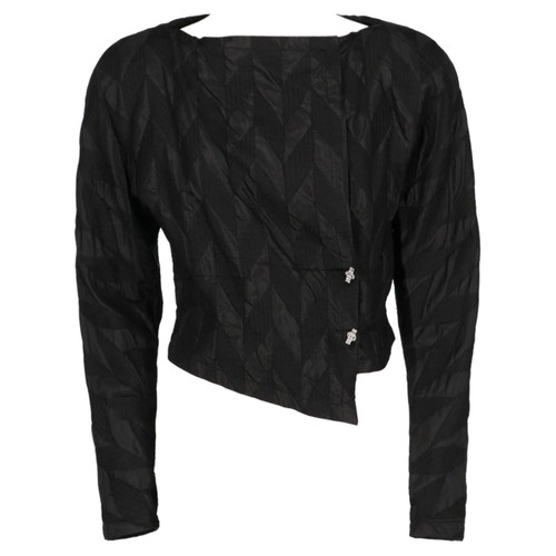 1980s Genny black short jacket
