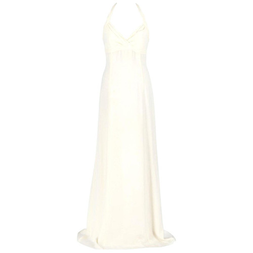 Armani Ivory White Silk Wedding Dress, 2000s