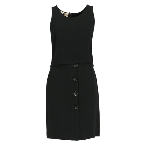 1970s Krizia Black Skirt suit