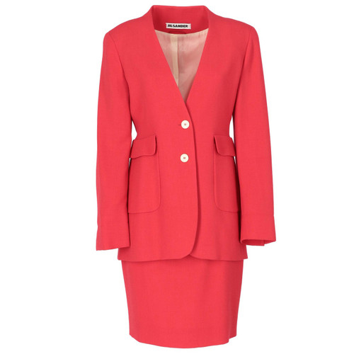1980s Jil Sander Red Suit