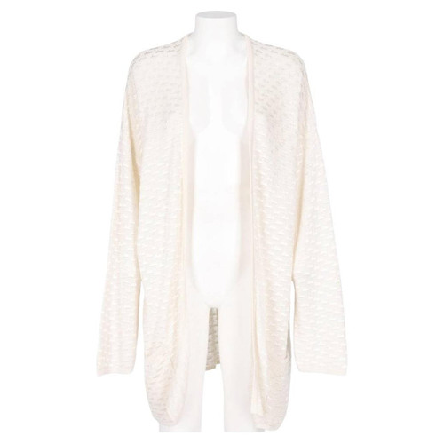 1980s Krizia White Knit Cardigan