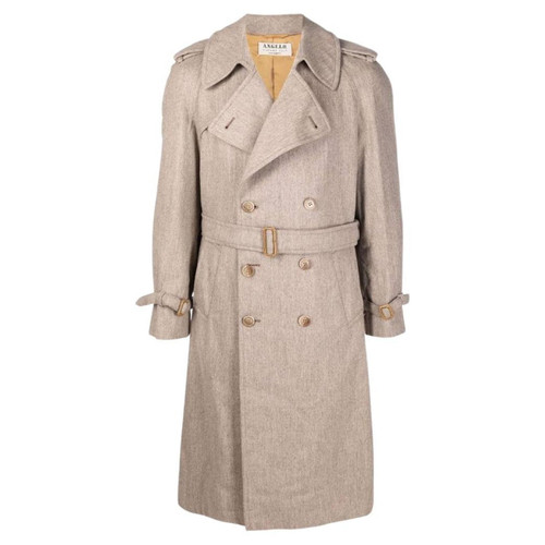 1990s A.N.G.E.L.O. Vintage Cult Grey Wool Coat