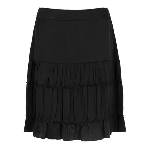 2000s Miu Miu Black Silk Skirt