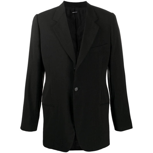 1990s Giorgio Armani Black Wool Jacket
