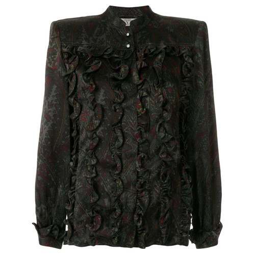 1980s Valentino Ruffles Shirt