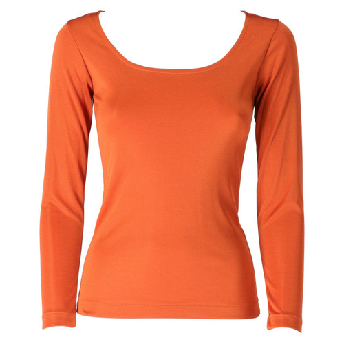 1970s Yves Saint Laurent Rust-Colored Top