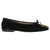 2010s Chanel Black Suede Ballerinas