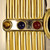 Alexis Kirk Black Leather Belt with Semi Precious Stones Buckle circa 1980s