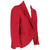 1950s Red And Black Fabric Jacket