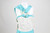 1990s Balenciaga Baby Blue Dress