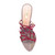 2000s Prada Burgundy Lace Mules