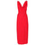 90s Lancetti Red Silk Dress