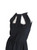 Oscar de la Renta Black Evening dress with Cut Outs