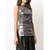 2000s Gianfranco FerrÃ© Metallic Silver Top