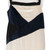 2010s Jil Sander ivory and blue velvet dress
