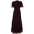 1960s Heinz Riva Burgundy Velvet Maxi Dress