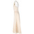 1990s Tailored One-Shoulder Wedding Dress