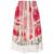Comme des Garcons Trompe de L'Oeil Floral Print Ruffled Skirt
