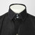 1990s Ralph Lauren black silk shirt with white decorative stitching