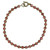 Art Deco Silver Tone and Pink Paste Stones Tennis Bracelet circa 1920s