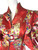 Christian Dior Boutique by Galliano red printed jacket with exaggerated sleeves