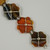 Antique Victorian Silver Tone Carved and Polished Agate Flower Bracelet