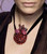 2003 Yves Saint Laurent by Tom Ford Anatomical Crystal Heart Pendant Necklace
