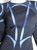 Junya Watanabe Runway Black and Blue with Mesh Inserts Dress