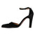 1990s Sergio Rossi Black Velvet Pumps