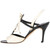 1990s Manolo Blahnik Bicolor Sling back Sandals
