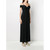 1990s Moschino Black Long Dress