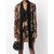 1990s Moschino Brown Floral Pattern Suit