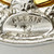 Alexis Kirk Cream Yellow Snakeskin Belt with Gold Plated Silver Plated Buckle