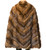 Fendi Brown Marten Vintage Cape Coat, 1970s