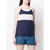 1990s Chanel White And Blue Top