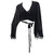 Dolce & Gabbana Wrap Crop Top with Tassels