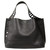 2000s Vince Vintage Black Leather Tote Bag