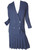 Chanel Navy Double Breasted Jacket and Pleated Skirt