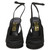 1980s Salvatore Ferragamo Black Suede Vintage Pumps