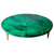 Malakite Goatskin Round Coffee Table