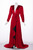 Gucci Red Hammered Silk Gown New with Tags Runway Fall 2018 New Tags