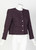 Chanel Purple and Silver Jacket CC Rhinestone Buttons, 2002