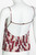 Prada Silk Lipstick Leather Strap Top Spring 2000